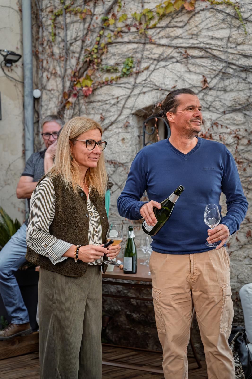 Sandrine et Manu, les hôtes du Clos des Elfes